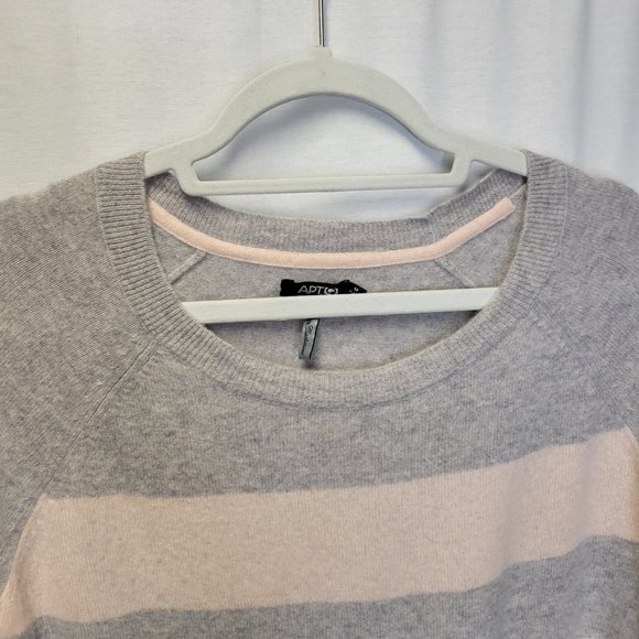 Apt 9 Women's Medium Cashmere Pullover Sweater Gray - Picture 3 of 4